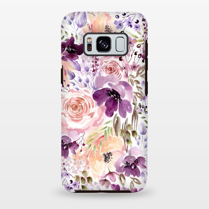 Galaxy S8 plus StrongFit Floral Chaos by Anis Illustration