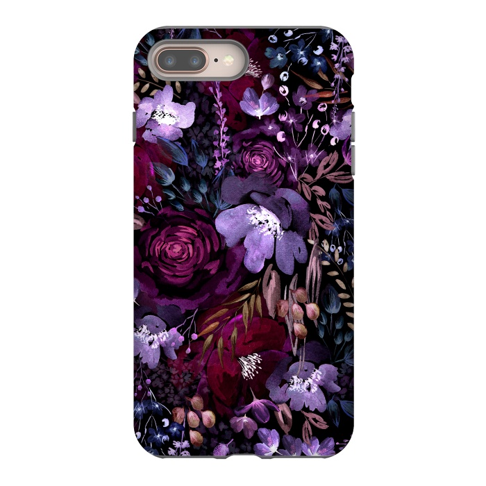 iPhone 7 plus StrongFit Deep Floral Chaos by Anis Illustration