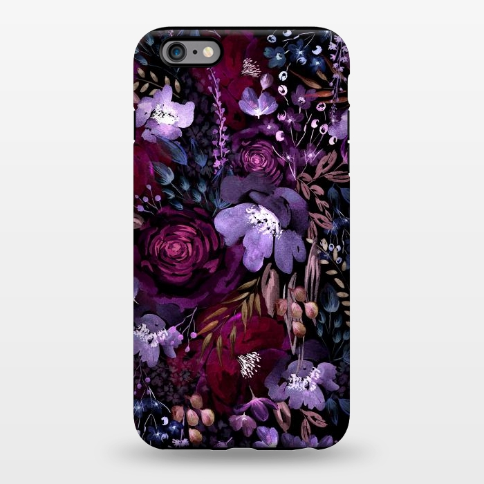 iPhone 6/6s plus StrongFit Deep Floral Chaos by Anis Illustration