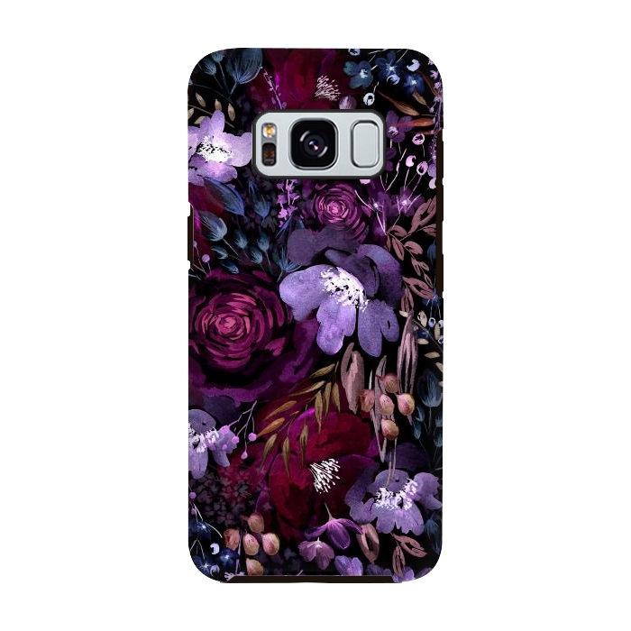 Galaxy S8 StrongFit Deep Floral Chaos by Anis Illustration