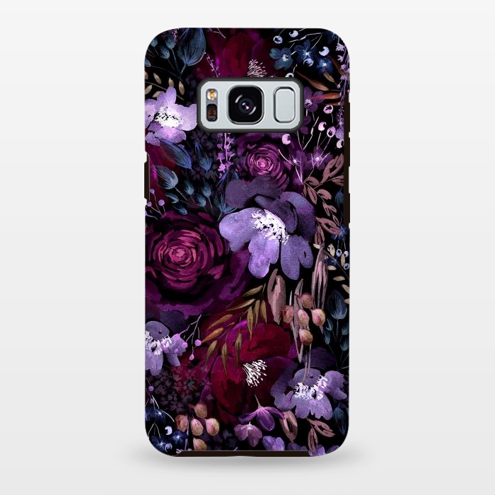 Galaxy S8 plus StrongFit Deep Floral Chaos by Anis Illustration