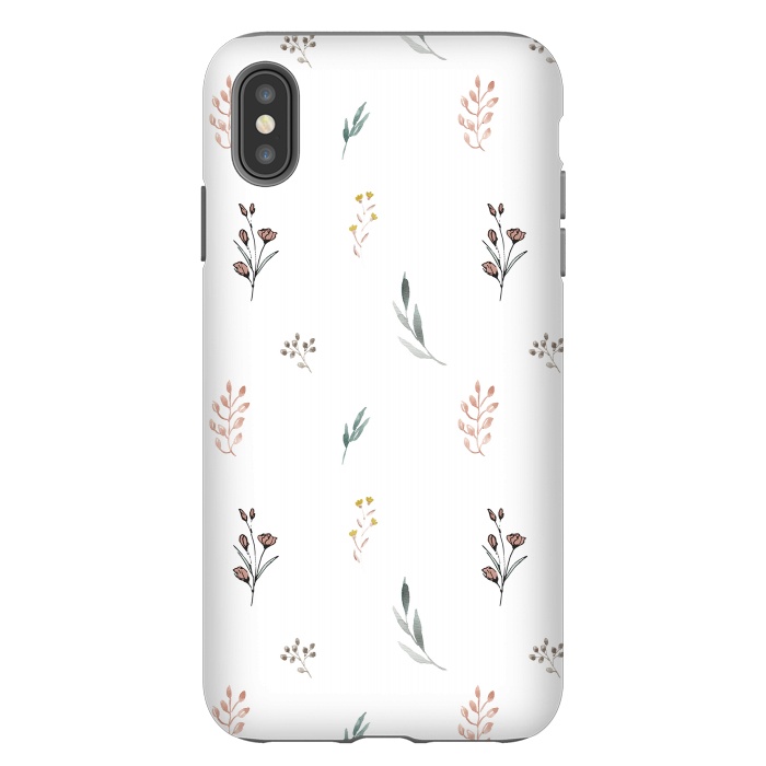 iPhone Xs Max StrongFit Little Botanics by Anis Illustration
