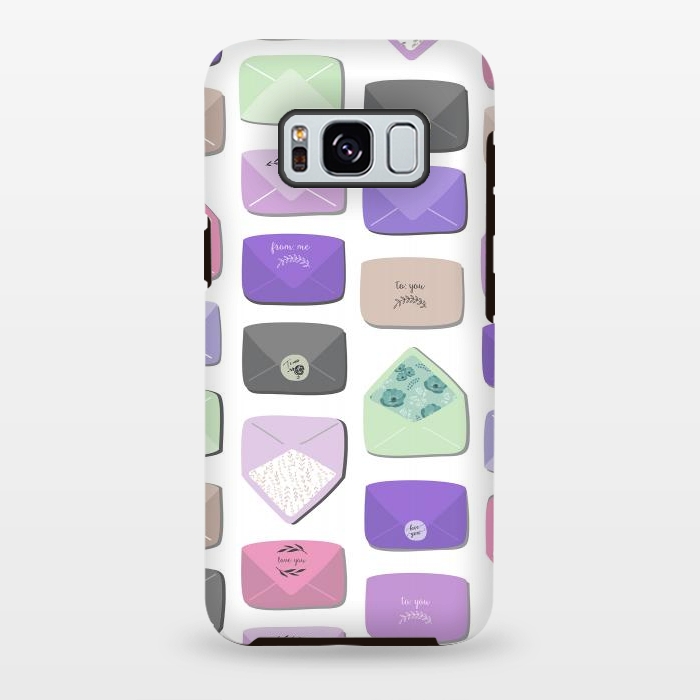 Galaxy S8 plus StrongFit Love Letters by Anis Illustration