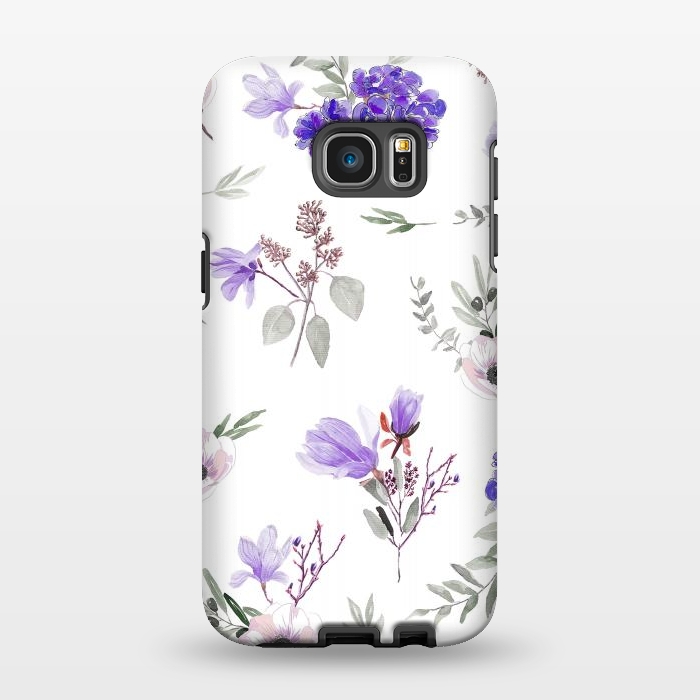 Galaxy S7 EDGE StrongFit Floral pattern by Anis Illustration