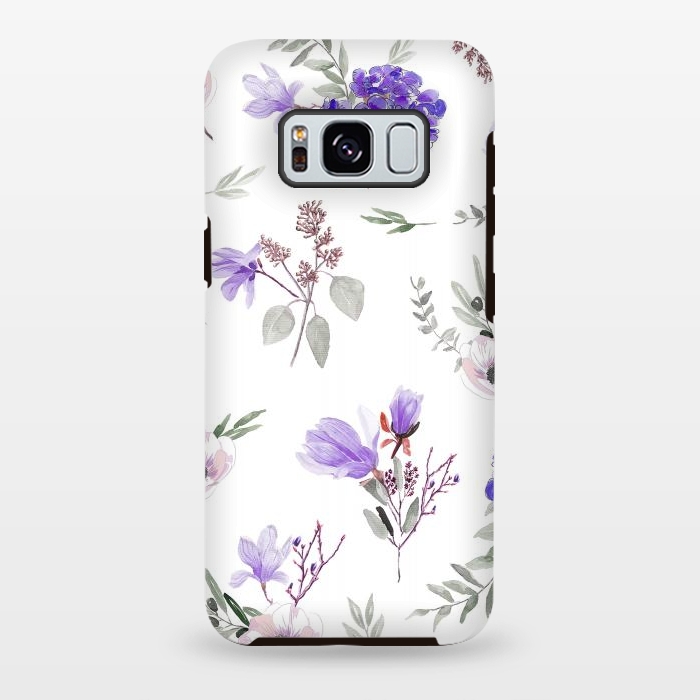 Galaxy S8 plus StrongFit Floral pattern by Anis Illustration