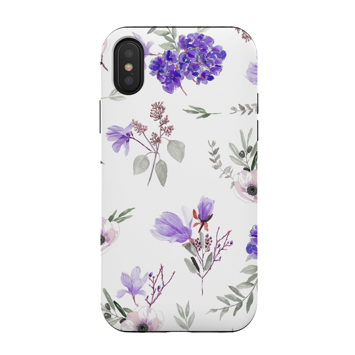 iPhone Xs / X StrongFit Floral pattern by Anis Illustration