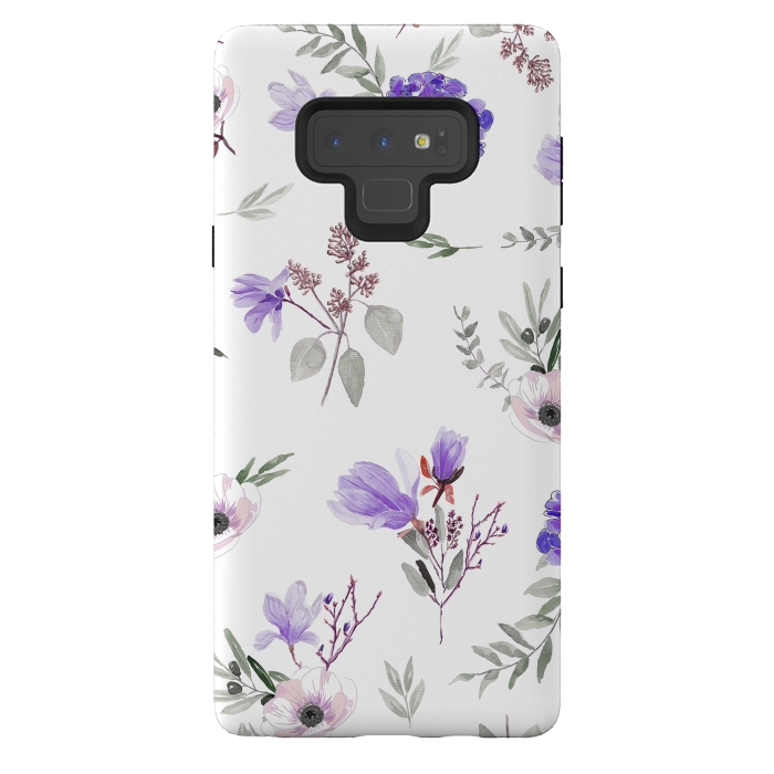 Galaxy Note 9 StrongFit Floral pattern by Anis Illustration