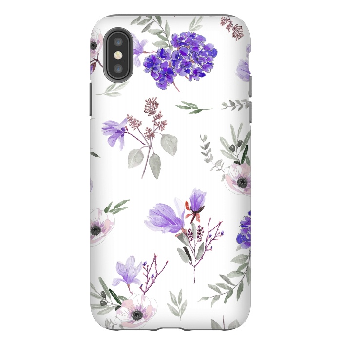 iPhone Xs Max StrongFit Floral pattern by Anis Illustration