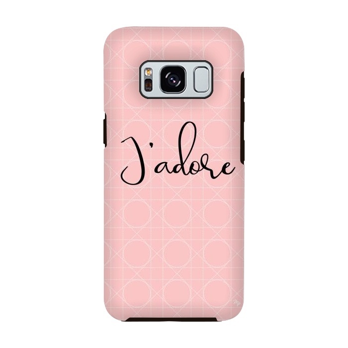 Galaxy S8 StrongFit Pink J'adore by Martina