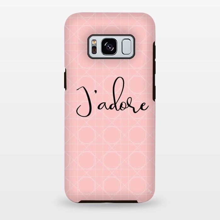 Galaxy S8 plus StrongFit Pink J'adore by Martina
