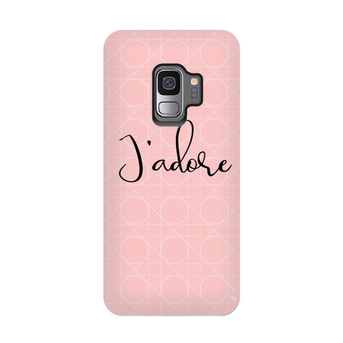 Galaxy S9 StrongFit Pink J'adore by Martina