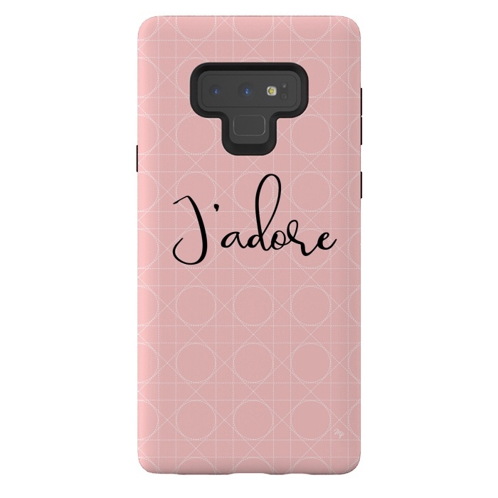 Galaxy Note 9 StrongFit Pink J'adore by Martina