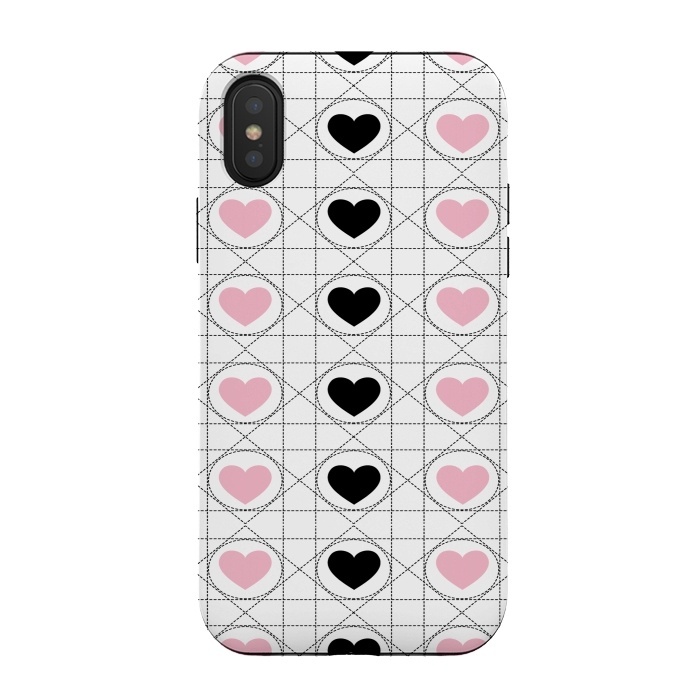 iPhone Xs / X StrongFit Love Pattern by Martina