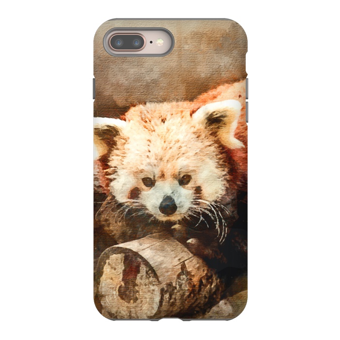 iPhone 7 plus StrongFit Red Panda by Creativeaxle