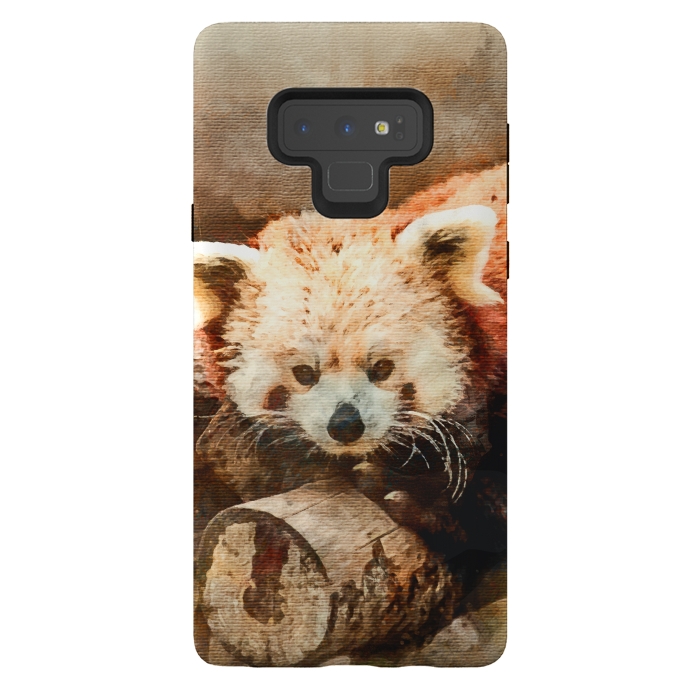 Galaxy Note 9 StrongFit Red Panda by Creativeaxle