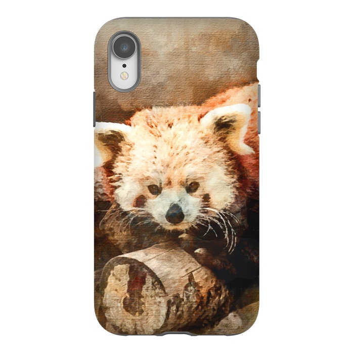 iPhone Xr StrongFit Red Panda by Creativeaxle