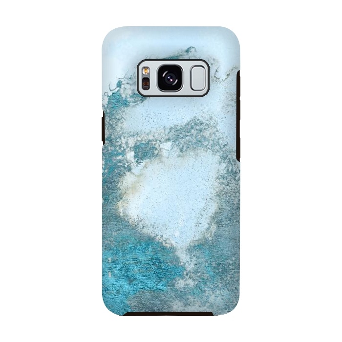 Galaxy S8 StrongFit Ice Blue Marble  by  Utart