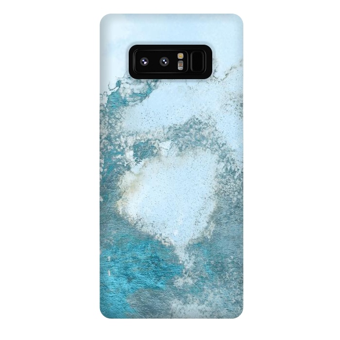 Galaxy Note 8 StrongFit Ice Blue Marble  by  Utart