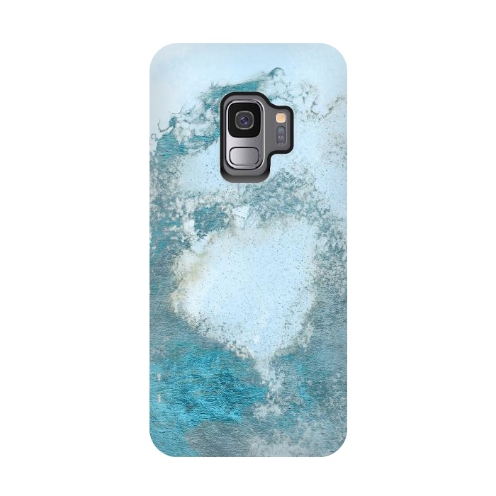 Galaxy S9 StrongFit Ice Blue Marble  by  Utart