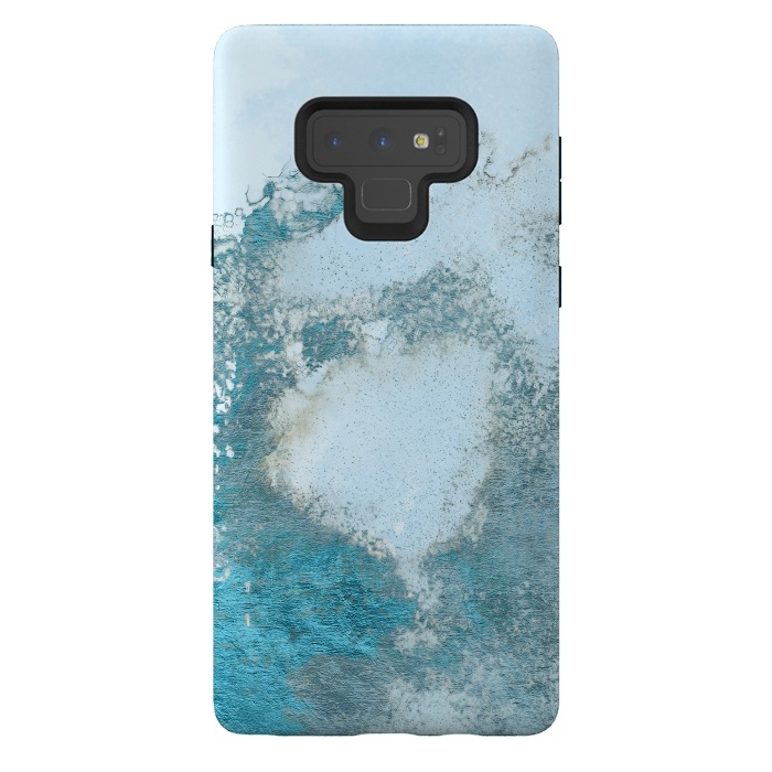 Galaxy Note 9 StrongFit Ice Blue Marble  by  Utart