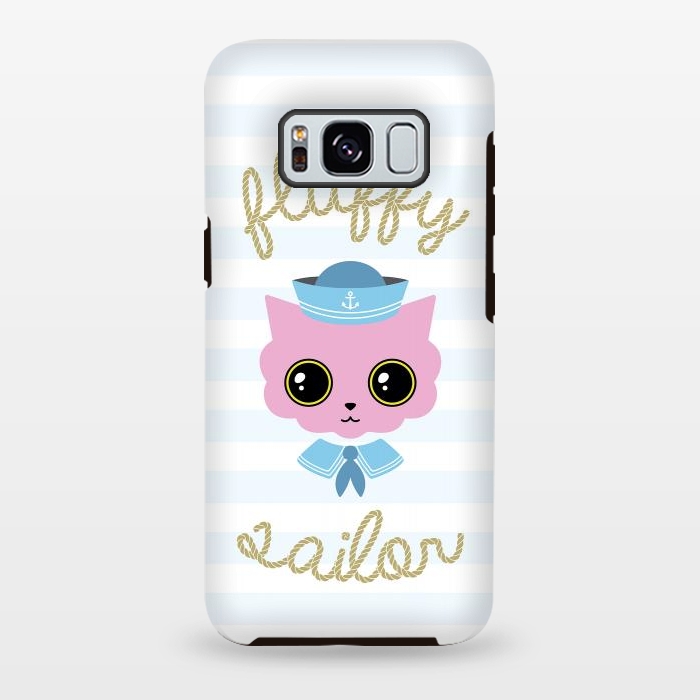 Galaxy S8 plus StrongFit Fluffy sailor by Laura Nagel