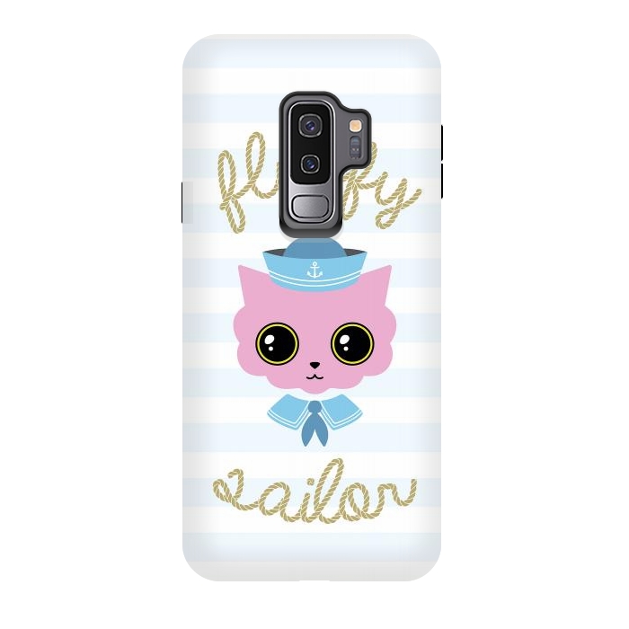 Galaxy S9 plus StrongFit Fluffy sailor by Laura Nagel