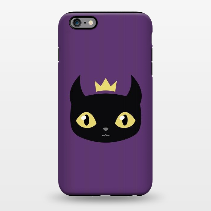iPhone 6/6s plus StrongFit Black cat king by Laura Nagel