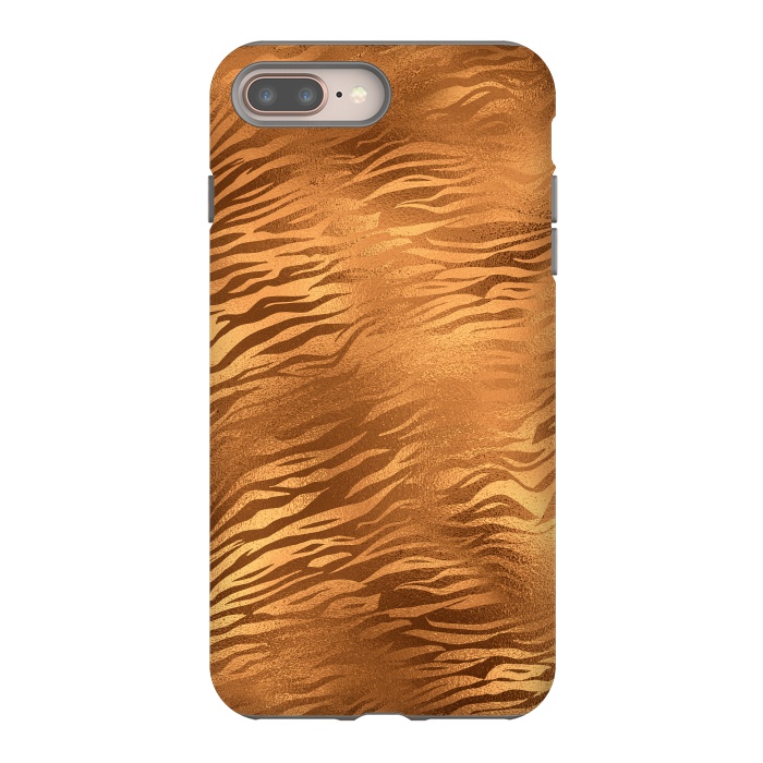 iPhone 7 plus StrongFit Copper Tiger Fur by  Utart