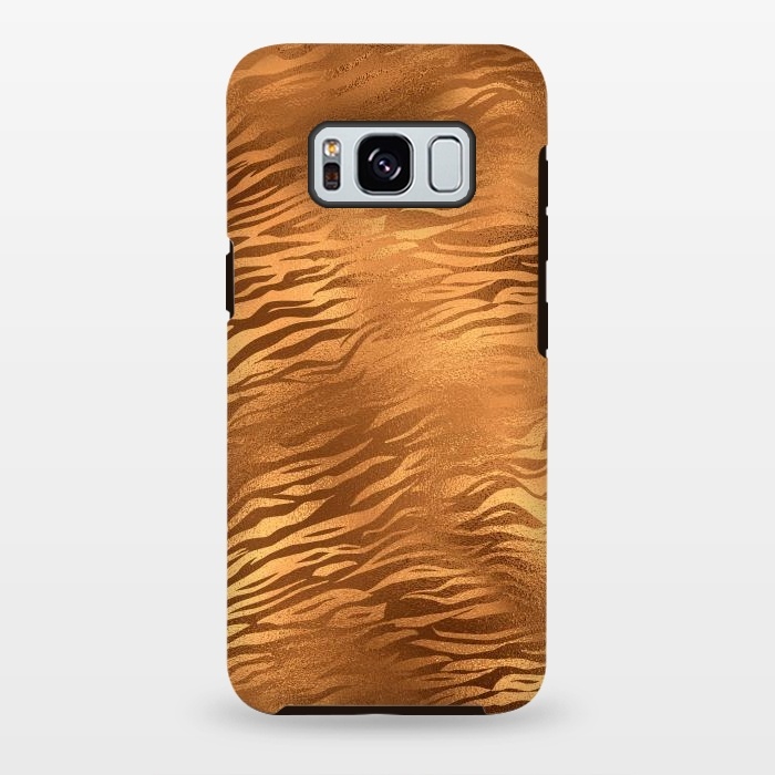 Galaxy S8 plus StrongFit Copper Tiger Fur by  Utart