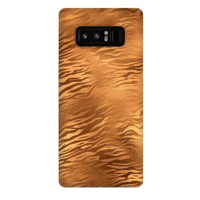 Galaxy Note 8 StrongFit Copper Tiger Fur by  Utart