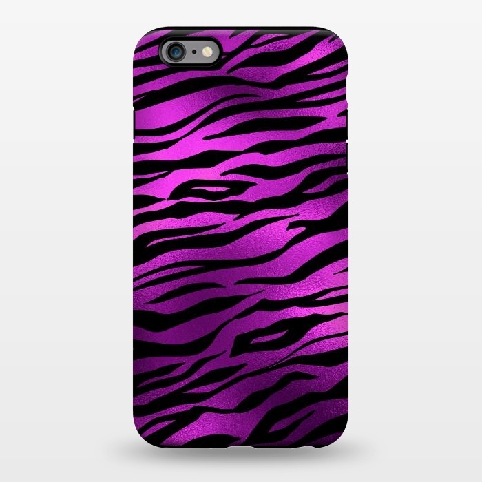 iPhone 6/6s plus StrongFit Purple Black Tiger Skin by  Utart