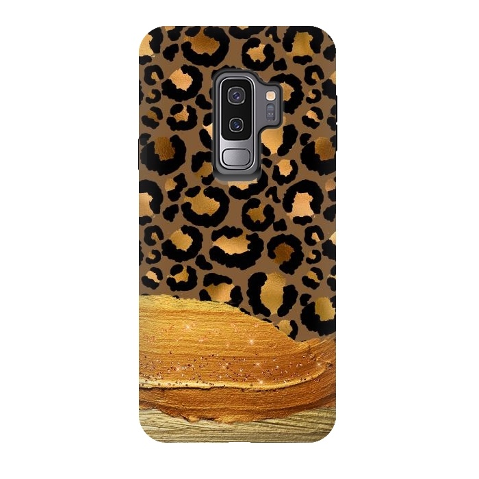 Galaxy S9 plus StrongFit Leopard Skin  by  Utart