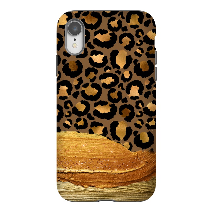 iPhone Xr StrongFit Leopard Skin  by  Utart