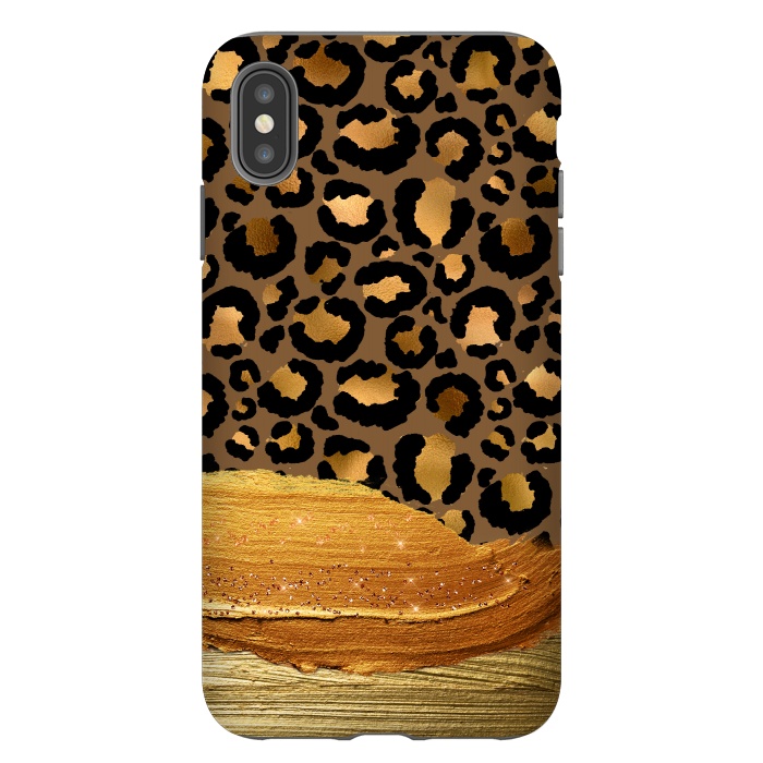 iPhone Xs Max StrongFit Leopard Skin  by  Utart