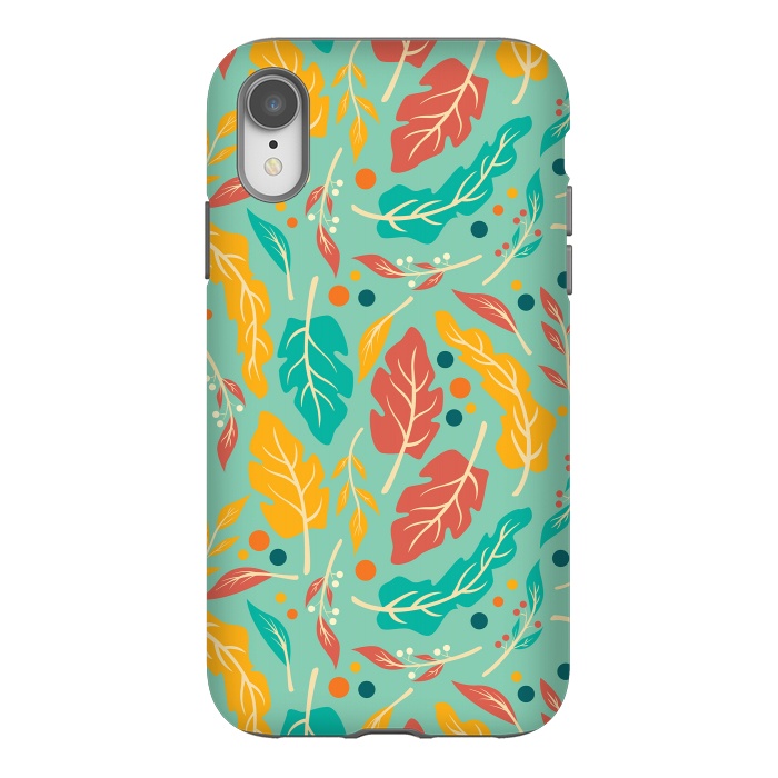 iPhone Xr StrongFit Vintage Floral Pattern 002 by Jelena Obradovic