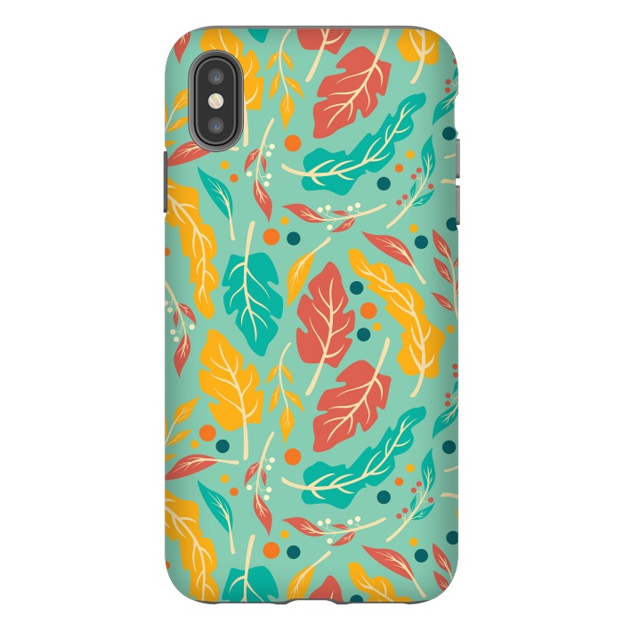 iPhone Xs Max StrongFit Vintage Floral Pattern 002 by Jelena Obradovic