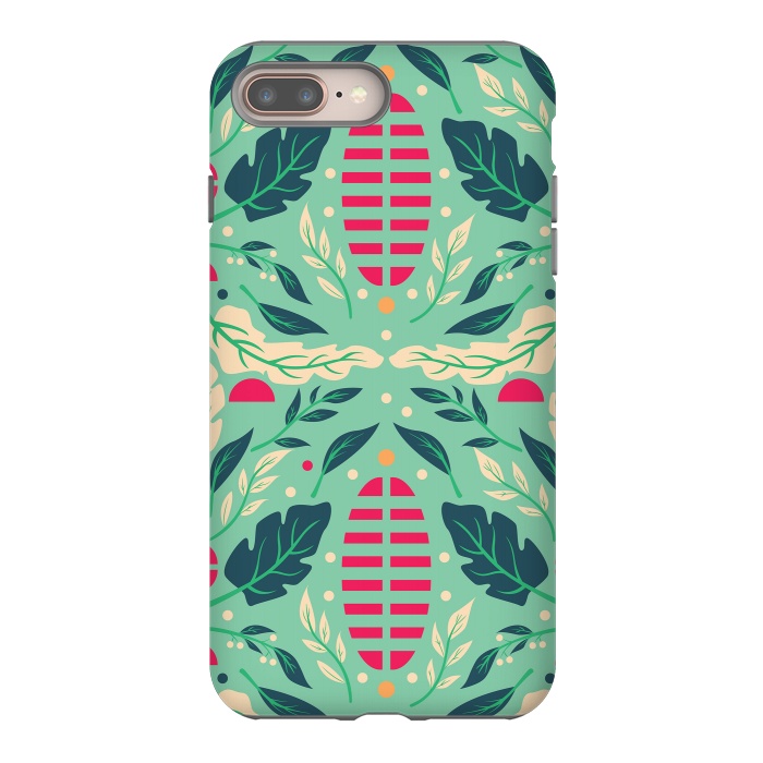iPhone 7 plus StrongFit Vintage Floral Pattern 004 by Jelena Obradovic