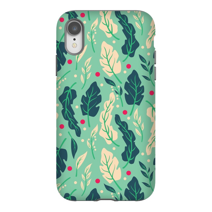 iPhone Xr StrongFit Vintage Floral Pattern 005 by Jelena Obradovic