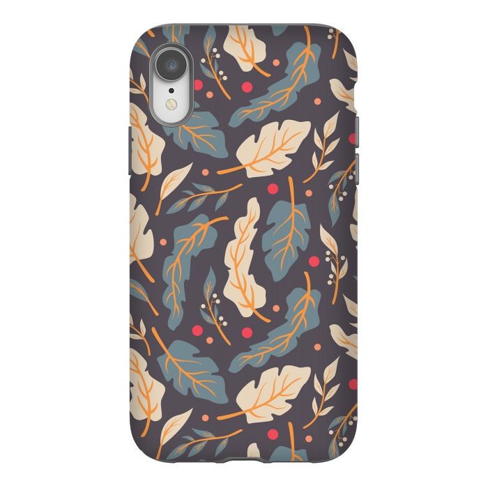 iPhone Xr StrongFit Vintage Floral Pattern 006 by Jelena Obradovic