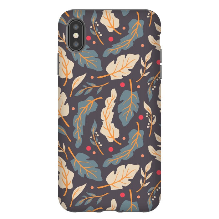iPhone Xs Max StrongFit Vintage Floral Pattern 006 by Jelena Obradovic