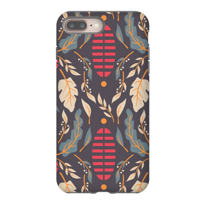 iPhone 7 plus StrongFit Vintage Floral Pattern 007 by Jelena Obradovic