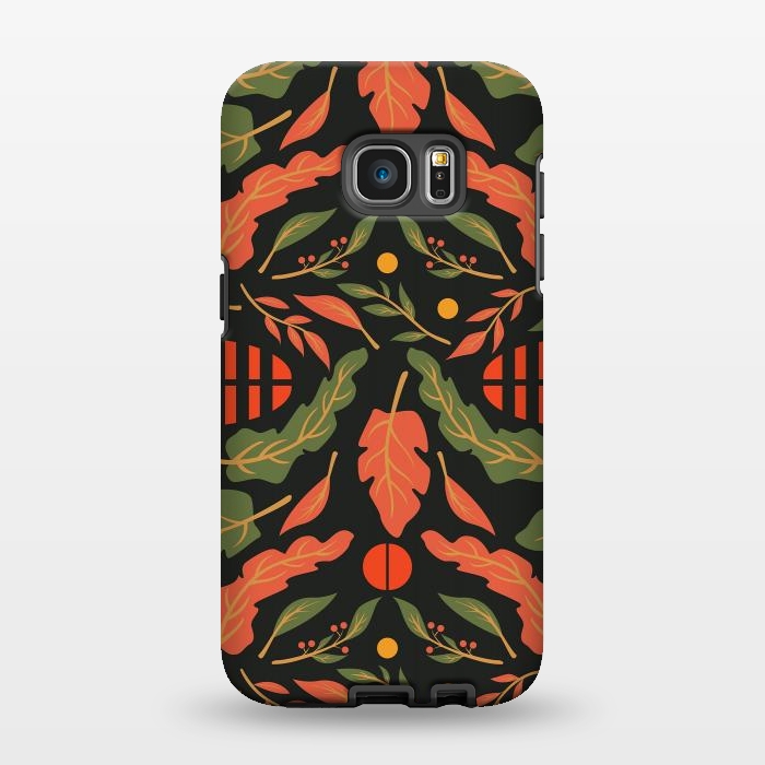 Galaxy S7 EDGE StrongFit Vintage Floral Pattern 010 by Jelena Obradovic