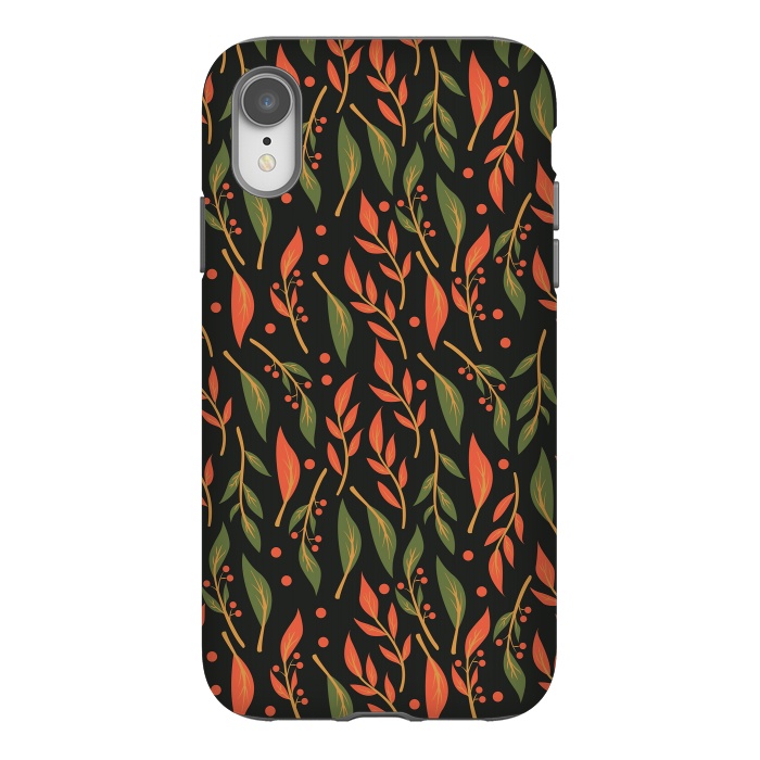 iPhone Xr StrongFit Vintage Floral Pattern 011 by Jelena Obradovic