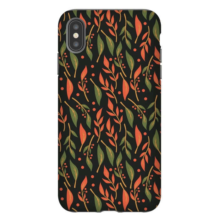 iPhone Xs Max StrongFit Vintage Floral Pattern 011 by Jelena Obradovic