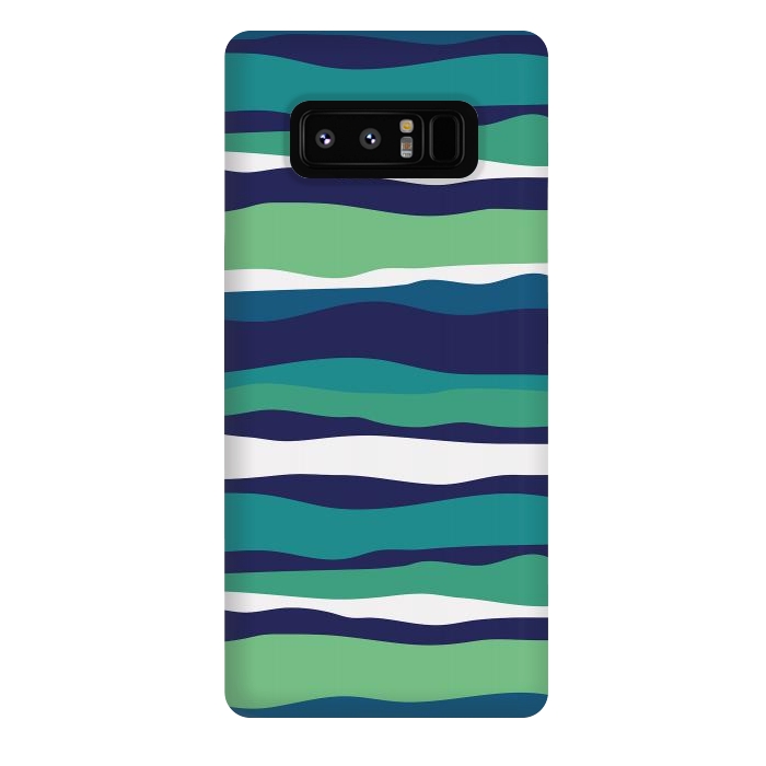 Galaxy Note 8 StrongFit Sea Stripes by Majoih