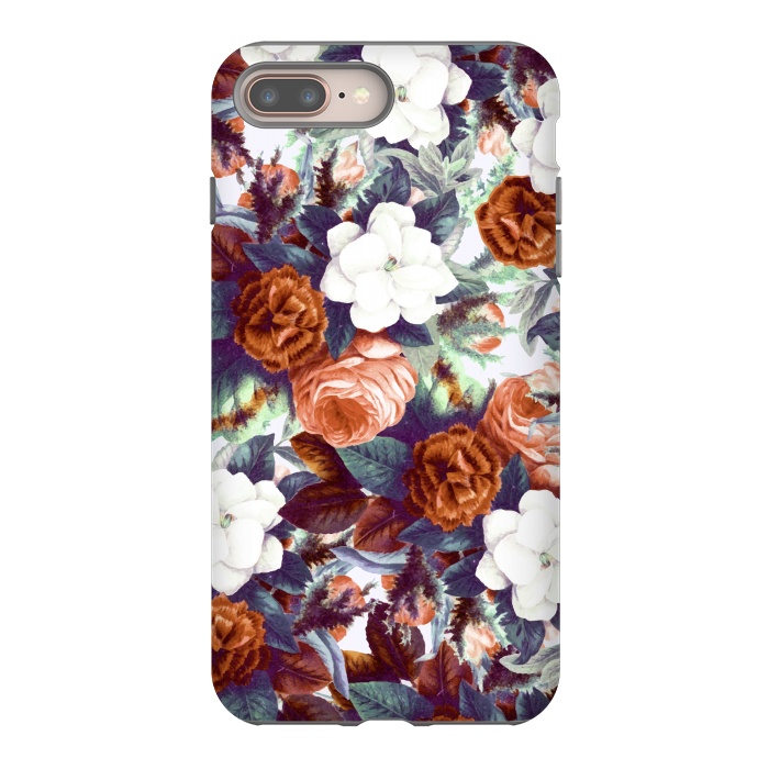 iPhone 7 plus StrongFit Floral Wonder by Uma Prabhakar Gokhale