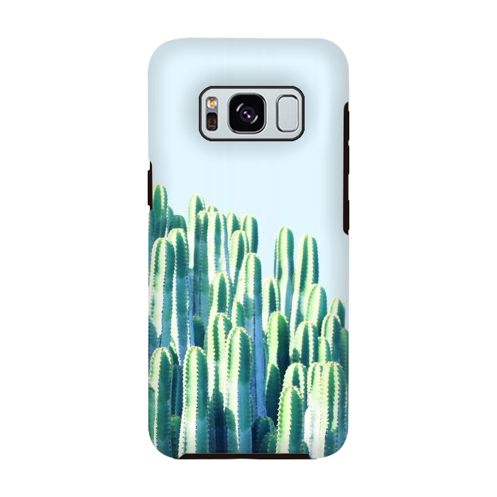 Galaxy S8 StrongFit Cactus by the Sea by Uma Prabhakar Gokhale