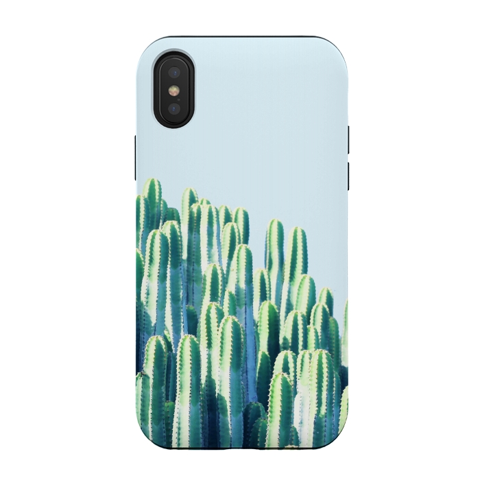 iPhone Xs / X StrongFit Cactus by the Sea by Uma Prabhakar Gokhale
