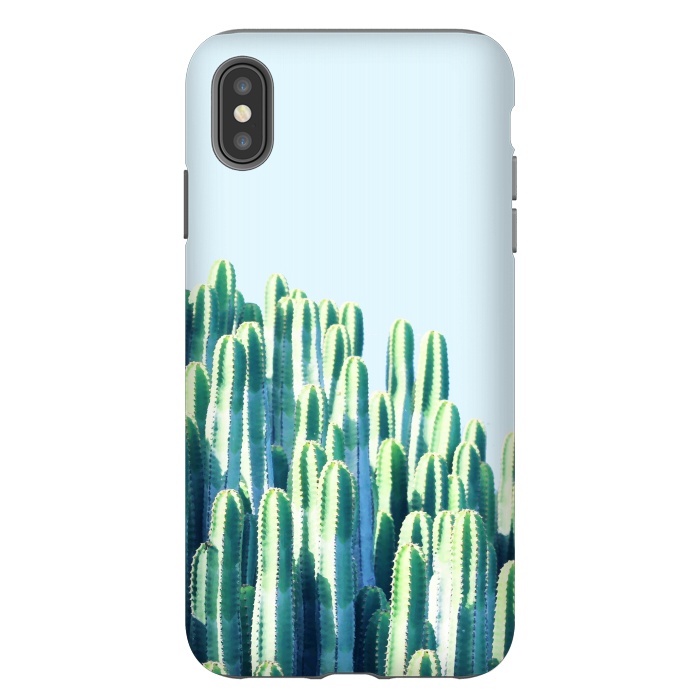 iPhone Xs Max StrongFit Cactus by the Sea by Uma Prabhakar Gokhale
