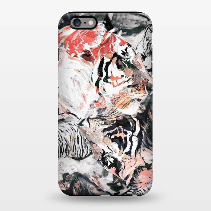 iPhone 6/6s plus StrongFit Ink painted tiger illustration by Oana 
